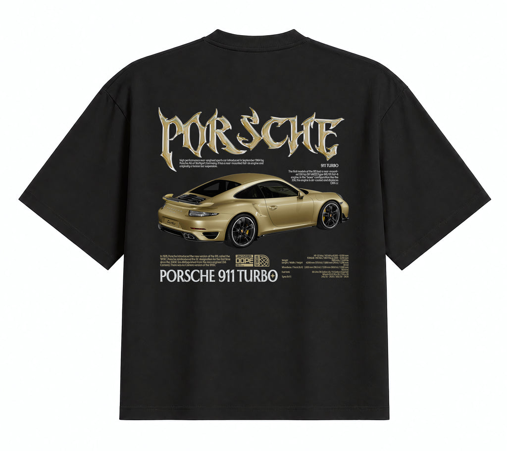 Gold Porsche