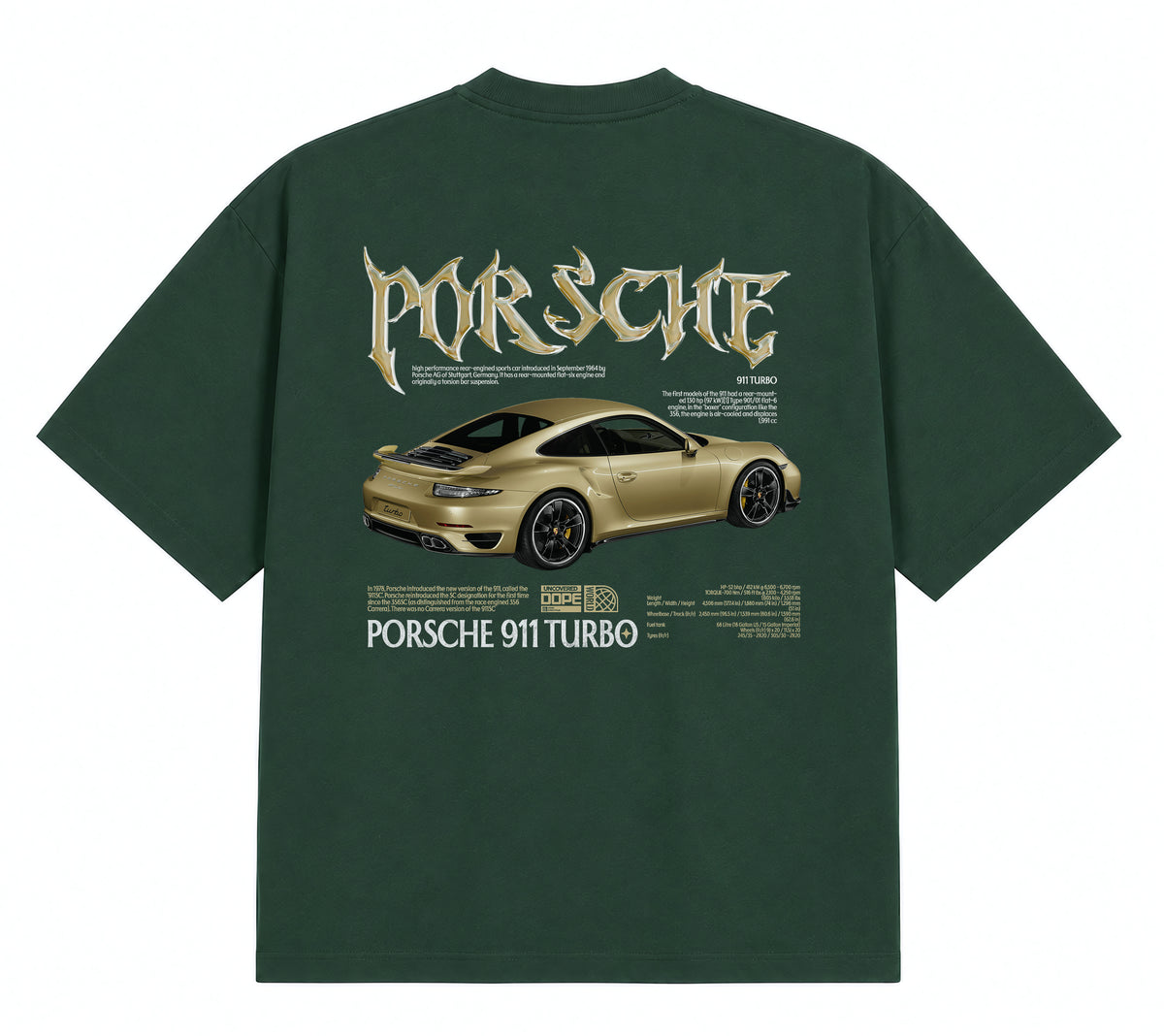 Gold Porsche