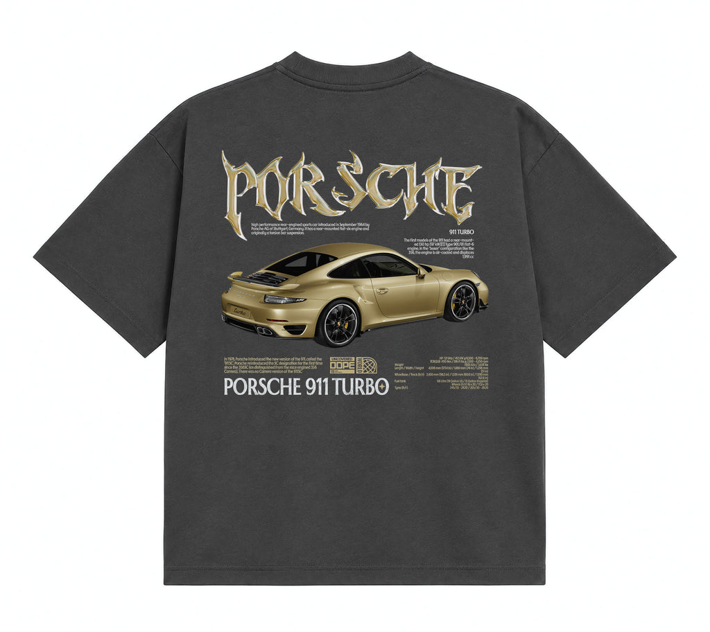 Gold Porsche
