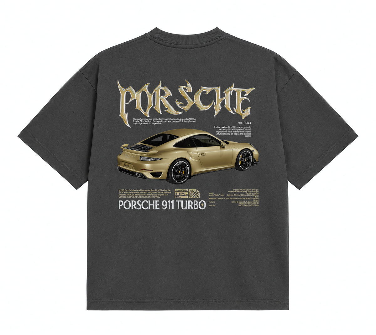Gold Porsche